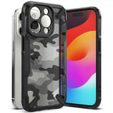 Ringke iPhone 15 Pro Deksel Fusion X Design Camo Black