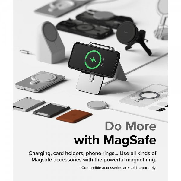 Ringke iPhone 15 Pro Deksel Fusion X Magnetic Matte Black
