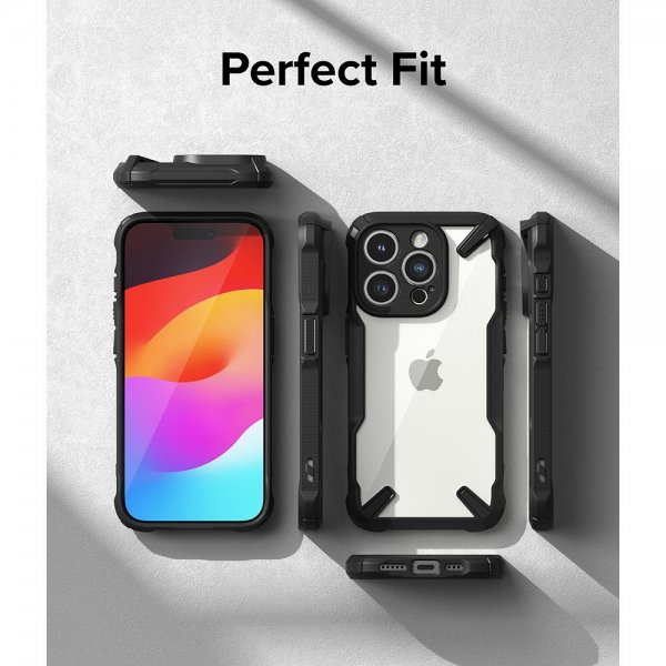 Ringke iPhone 15 Pro Deksel Fusion X Svart