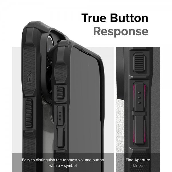 Ringke iPhone 15 Pro Deksel Fusion X Svart