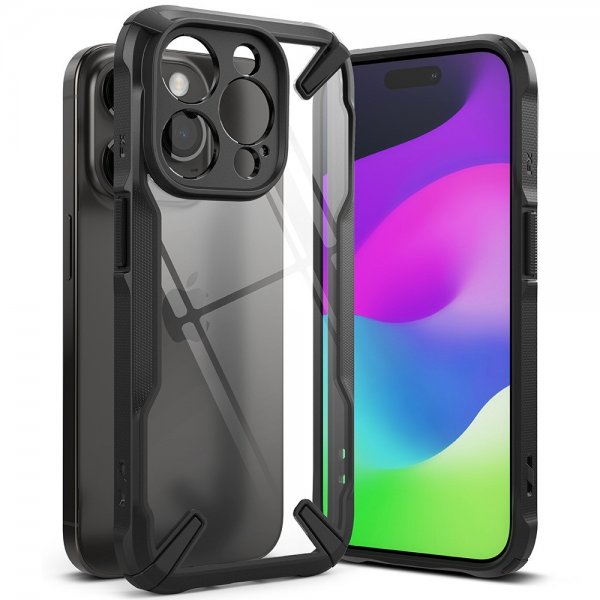 Ringke iPhone 15 Pro Deksel Fusion X Svart