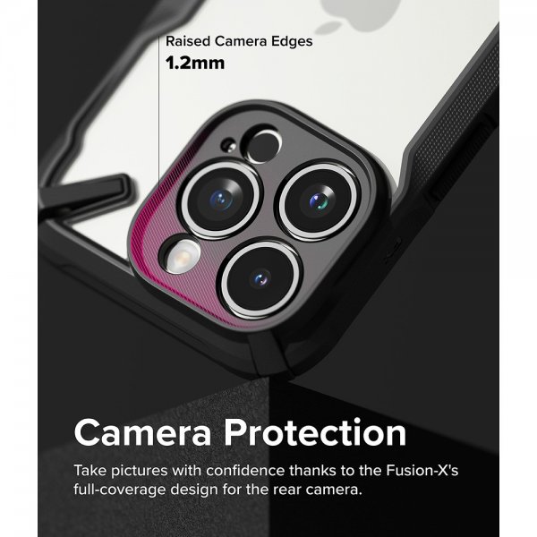 Ringke iPhone 15 Pro Deksel Fusion X Svart