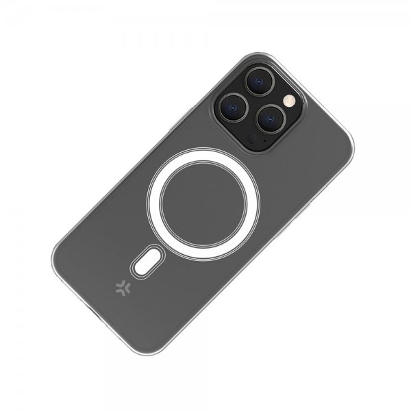 Celly iPhone 15 Pro Deksel GELSKINMAG MagSafe Transparent