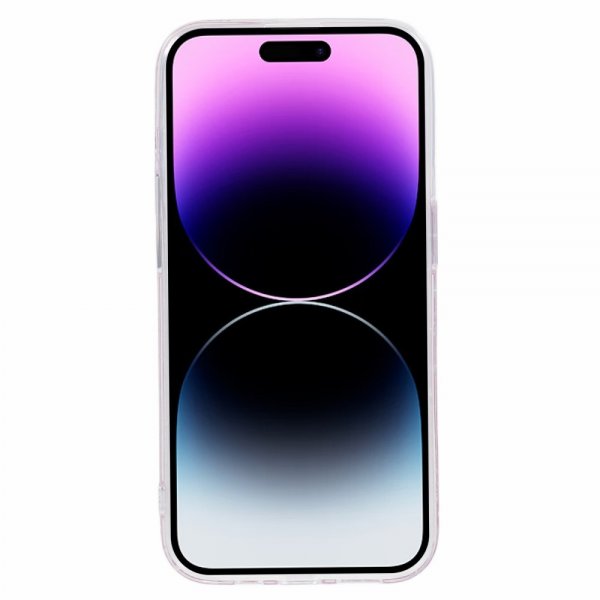 iPhone 15 Pro Deksel Glitterpaljetter Rosa