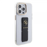 Guess iPhone 15 Pro Deksel Grip Stand Clear Transparent