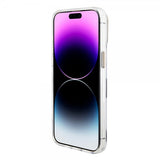 Guess iPhone 15 Pro Deksel Grip Stand Clear Transparent