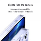 X-Level iPhone 15 Pro Deksel Herdet glass Blå