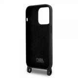 Karl Lagerfeld iPhone 15 Pro Deksel Ikonik Crossbody Svart