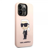 Karl Lagerfeld iPhone 15 Pro Deksel Ikonik NFT Rosa