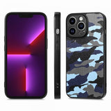 iPhone 15 Pro Deksel Kamuflasje Blå