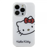 Hello Kitty iPhone 15 Pro Deksel Kitty Logo Hvit
