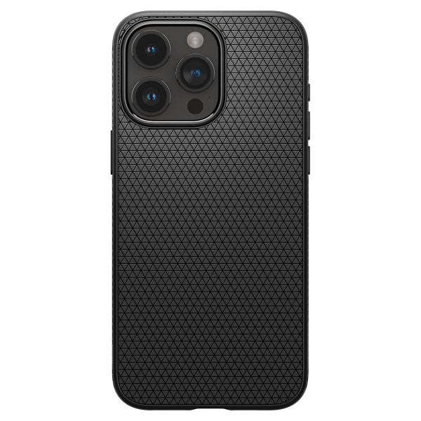 Spigen iPhone 15 Pro Deksel Liquid Air Matte Black