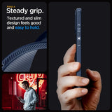 Spigen iPhone 15 Pro Deksel Liquid Air Navy Blue