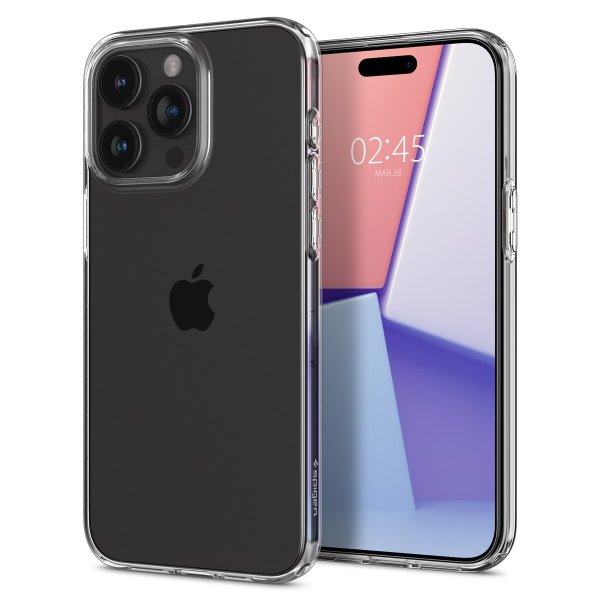 Spigen iPhone 15 Pro Deksel Liquid Crystal Crystal Clear
