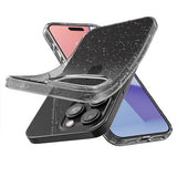 Spigen iPhone 15 Pro Deksel Liquid Crystal Glitter Crystal Quartz