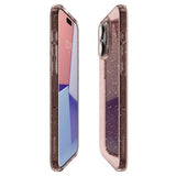 Spigen iPhone 15 Pro Deksel Liquid Crystal Glitter Rose Quartz