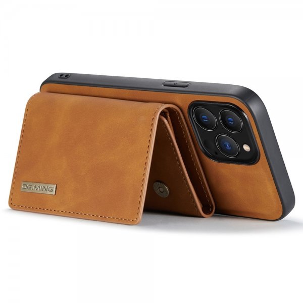 Dg.Ming iPhone 15 Pro Deksel M1 Series Avtakbart Kortholder Brun