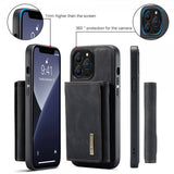 Dg.Ming iPhone 15 Pro Deksel M1 Series Avtakbart Kortholder Svart