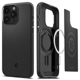 Spigen iPhone 15 Pro Deksel Mag Armor MagFit Matte Black