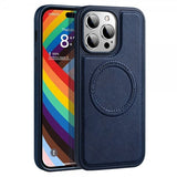 X-Level iPhone 15 Pro Deksel MagSafe Denim Jacket Blå