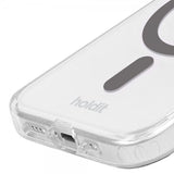 holdit iPhone 15 Pro Deksel MagSafe Case Space Gray Transparent