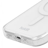holdit iPhone 15 Pro Deksel MagSafe Case Hvit Transparent