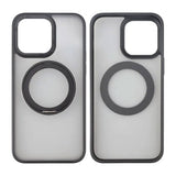 Rvelon iPhone 15 Pro Deksel Roterbart Stativ Svart