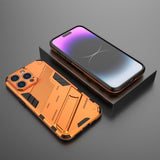 iPhone 15 Pro Deksel med Stativ Oransje