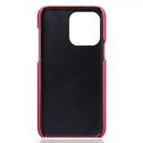 iPhone 15 Pro Deksel med To Kortlommer Magenta