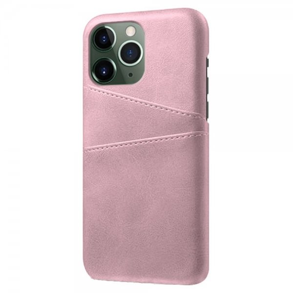 iPhone 15 Pro Deksel med To Kortlommer Rosegull