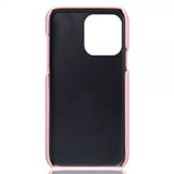iPhone 15 Pro Deksel med To Kortlommer Rosegull