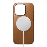Nomad iPhone 15 Pro Deksel Modern Leather Case English Tan