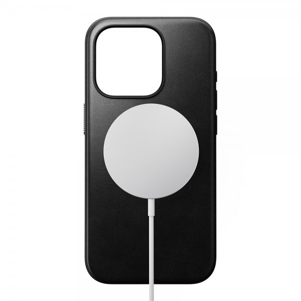 Nomad iPhone 15 Pro Deksel Modern Leather Case Horween Svart