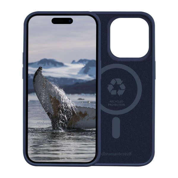 dbramante1928 iPhone 15 Pro Deksel Monaco MagSafe Pacific Blue