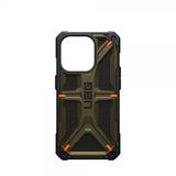 Urban Armor Gear (UAG) iPhone 15 Pro Deksel Monarch Kevlar Element Green