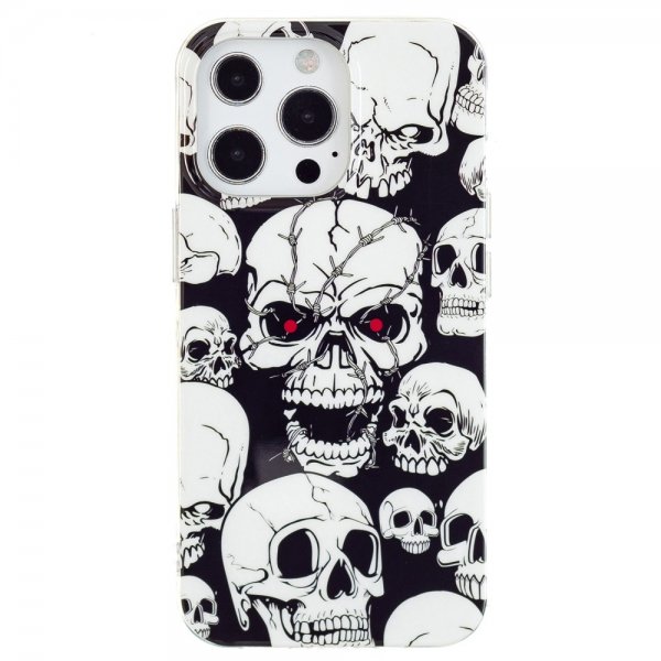 iPhone 15 Pro Deksel Motiv Hodeskaller