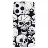 iPhone 15 Pro Deksel Motiv Hodeskaller