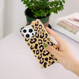 iPhone 15 Pro Deksel Motiv Leopard