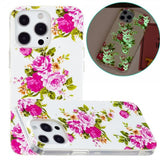 iPhone 15 Pro Deksel Motiv Rosor Hvit