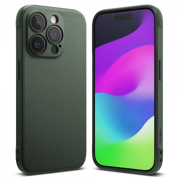 Ringke iPhone 15 Pro Deksel Onyx Dark Green