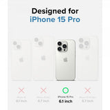 Ringke iPhone 15 Pro Deksel Onyx Design Blue Brush
