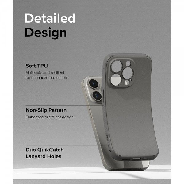 Ringke iPhone 15 Pro Deksel Onyx Grå