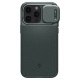Spigen iPhone 15 Pro Deksel Optik Armor MagFit Abyss Green