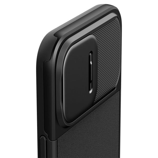 Spigen iPhone 15 Pro Deksel Optik Armor MagFit Svart