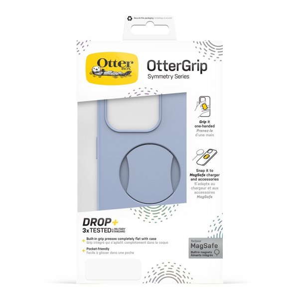 Otterbox iPhone 15 Pro Deksel OtterGrip Symmetry MagSafe You Do Blue