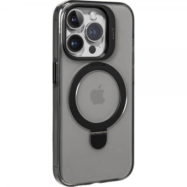 LAUT iPhone 15 Pro Deksel REVIVE PROP MagSafe Black Crystal