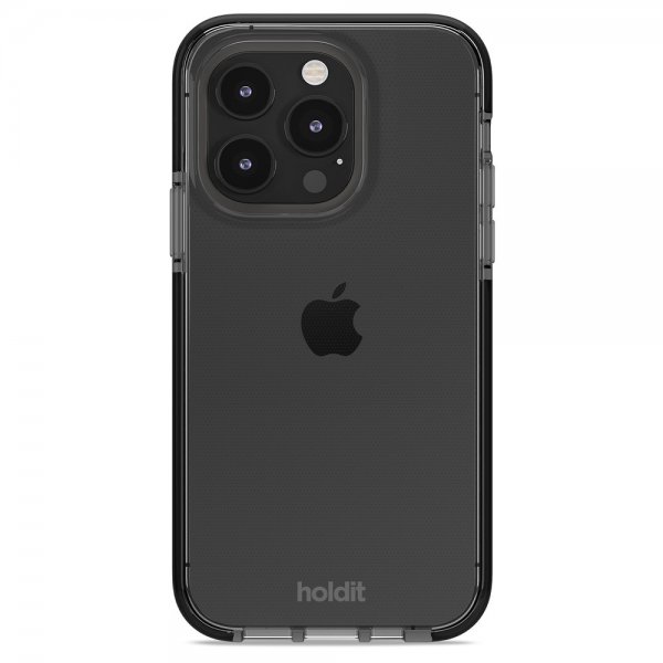 holdit iPhone 15 Pro Deksel Seethru Svart