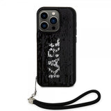 Karl Lagerfeld iPhone 15 Pro Deksel Sequin Svart