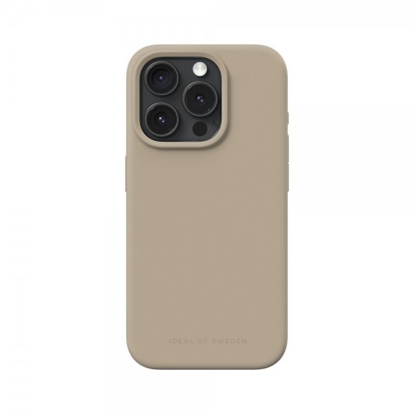 Ideal of Sweden iPhone 15 Pro Deksel Silicone Case MagSafe Beige
