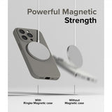 Ringke iPhone 15 Pro Deksel Silicone Magnetic Grå